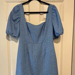 French Connection Whisper Cut Out Back Dress Size 8